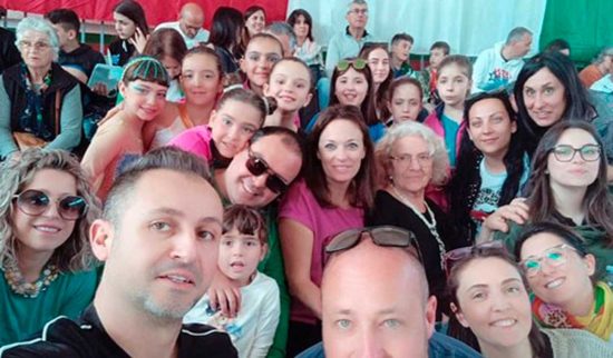 I genitori delle atlete della Asd Libertas Pilastro