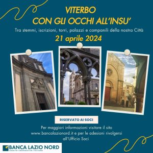 La prima iniziativa per i soci della Banca Lazio Nord