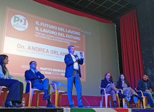 Vetralla - L'incontro organizzato dal Pd con l'ex ministro Orlando