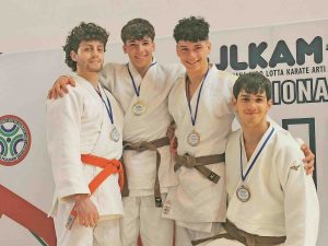 Gli atleti della Fanum polisportiva di Viterbo