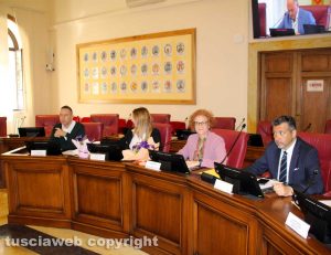 Viterbo Consiglio provinciale - Nocchi, De Santis, Delle Monache e Palozzi