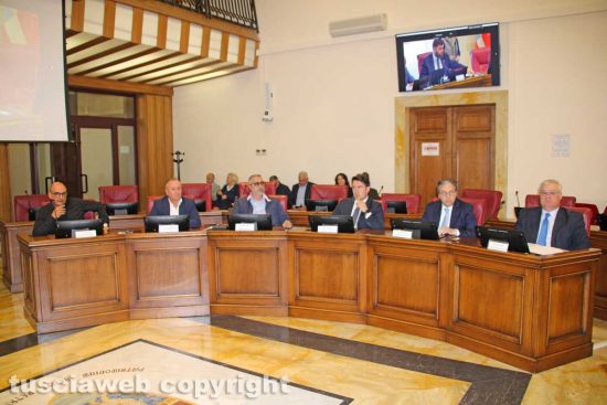 Viterbo Consiglio provinciale - Zacchini, Zelli, Campana, Profili, Ciarlanti e Nicolai