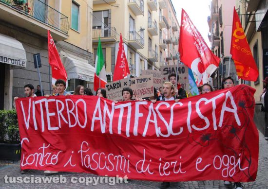 Viterbo - 25 aprile - ll corteo