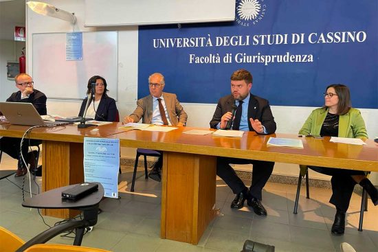 L'incontro all'università di Cassino