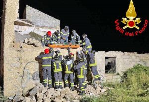 Nuoro - Crollo solaio casolare