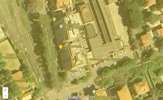 Via Nazario Sauro nella mappa Google diffusa dal comune, ma non nell’elenco dettagliato delle strade