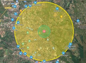 Viterbo – Bomba a via De Gasperi – La zona rossa