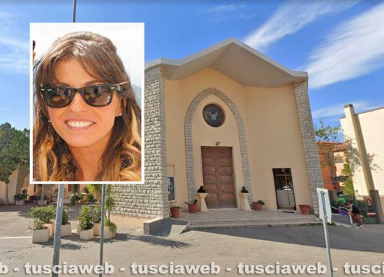 Tarquinia - Chiesa di Santa Lucia Filippini - Nel riquadro: Lucia Fabbri