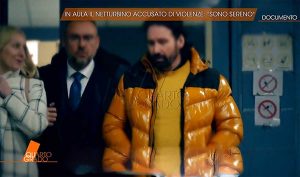 Viterbo - Ubaldo Manuali con i difensori Tiziana Ronchetti e Fabio De Luca