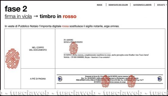 "Donna viva" - Documento firmato col sangue