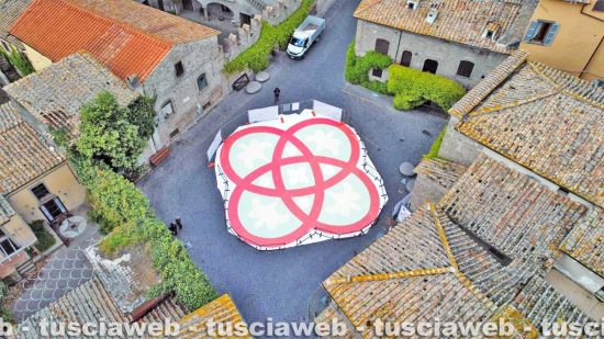 Viterbo - L’allestimento di San Pellegrino in fiore