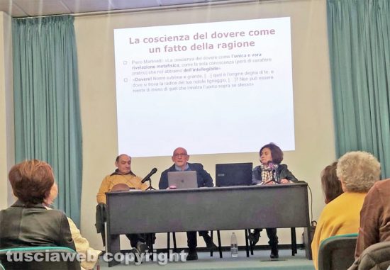 Viterbo - Società filosofica italiana, l'incontro su Kant all'istituto teologico-filosofico San Pietro