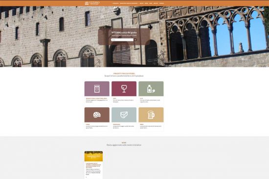 La homepage del sito Viterbo città del gusto - Ultimo contenuto relativo al Capodanno 2023