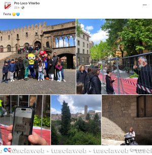 Il post della Pro loco sul centro storico nei giorni del ponte del 25 aprile