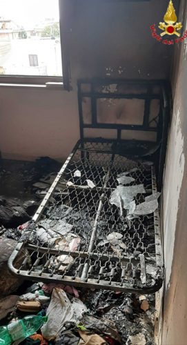 Cerveteri - Intervento dei vigili del fuoco 