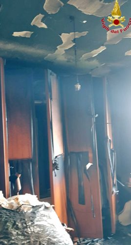 Cerveteri - Intervento dei vigili del fuoco 