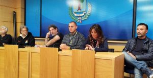 Civitavecchia - La conferenza dello stadio del Nuoto