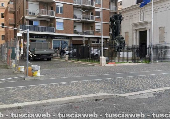Civitavecchia - Lavori a piazzale degli Eroi