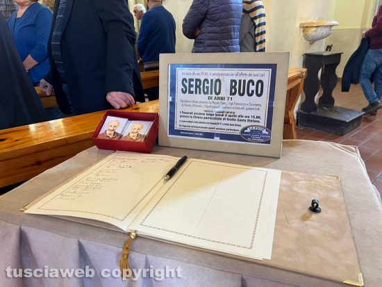 Viterbo - I funerali di Sergio Buco