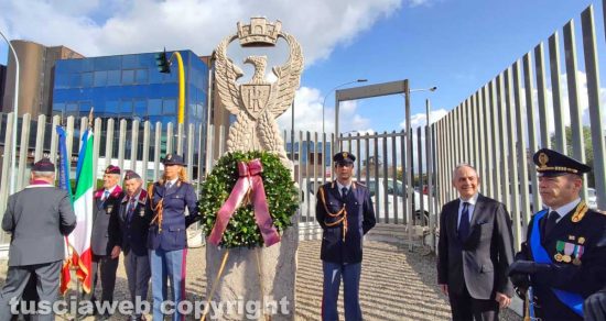 Viterbo - Festa della Polizia 2024 - Deposizione corona alloro