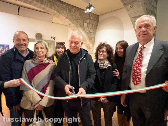 Viterbo - L'inaugurazione di Forme e colori nella terra di Tuscia