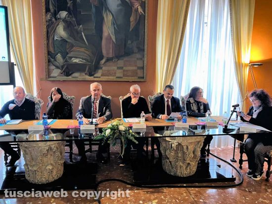 Viterbo - L'inaugurazione di Forme e colori nella terra di Tuscia