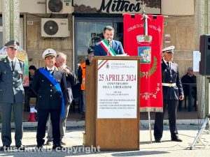 Civita Castellana - Celebrazioni 25 aprile - Il sindaco Luca Giampieri