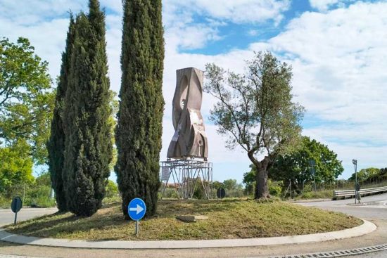 Viterbo - Ripulita la rotonda del Poggino