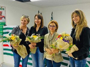 Viterbo - Cisl Scuola, la segretaria generale Anna Micozzi e le segretarie territoriali Federica Cencioni e Silvia Parsi