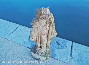 Civitavecchia - La statua trovata alla Marina