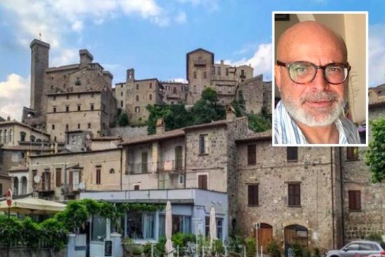 Bolsena - Una panoramica - Nel riquadro: Luca Puri