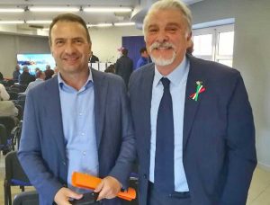 L'assessore regionale Ghera e Silvano Olmi