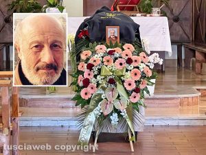 Viterbo - I funerali di Sergio Buco