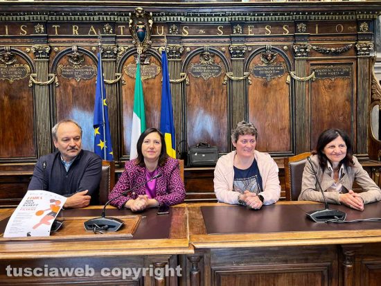 Da sinistra: Alessandro Alfonsini, Elena Angiani, Maria Chiara Scaramuccia e Laura Giannetti