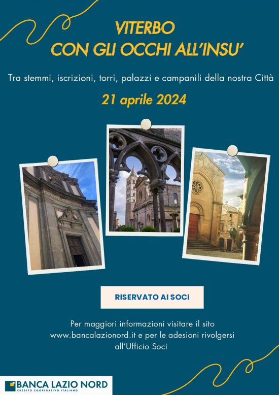 La prima iniziativa per i soci della Banca Lazio Nord