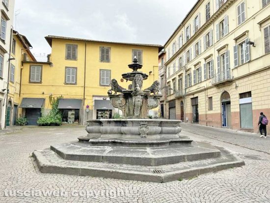 Viterbo - La fontana di piazza delle erbe