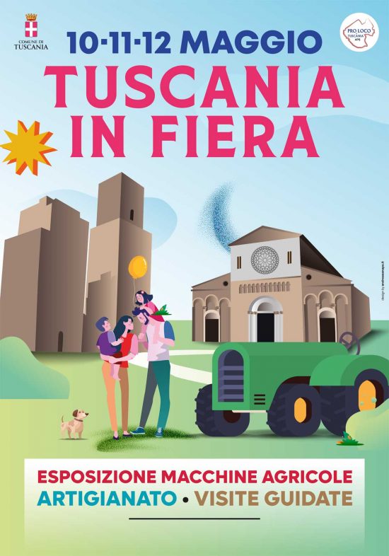La locandina di "Tuscania in fiera"