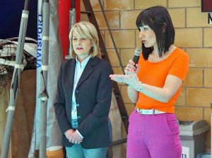 Nepi - Da sinistra Annalisa Arcangeli e Federica De Paolis