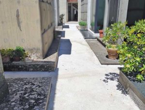Montefiascone - I lavori effettuati nel settore z del cimitero vecchio
