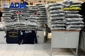 Civitavecchia - Guardia di finanza - Bloccati 300 chili di droga al porto