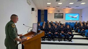 Visita del 25° corso Fobos II si sono recati in visita al 4° Stormo di Grosseto