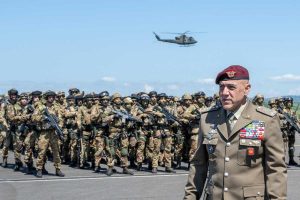 Il capo di Stato Maggiore dell'Esercito, generale C. A. Masiello