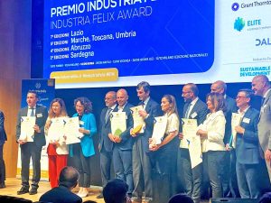 Roma - Famiglia Cotarella insignita dell'alta onorificenza di bilancio di Industria felix