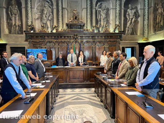 Viterbo - Omaggio a Falcone e Borsellino in consiglio