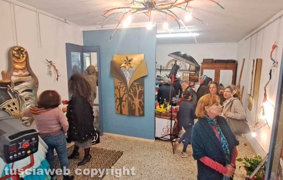 Capranica - Inaugurato lo studio d'arte di Emma Fausti