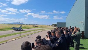 Visita del 25° corso Fobos II si sono recati in visita al 4° Stormo di Grosseto