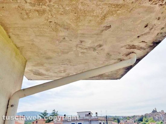 Vetralla - Le infiltrazioni in casa di Mario Principi