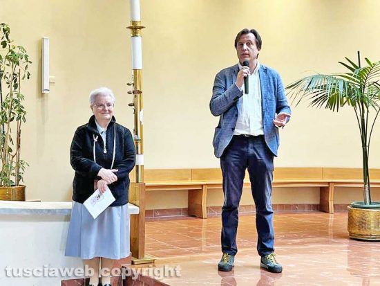 Viterbo - Nevio Boscariol e suor Mariella Giannina