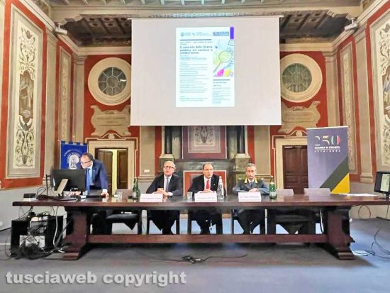 Viterbo - Alessandro Sterpa, Stefano Ubertini e Carlo Pasquali