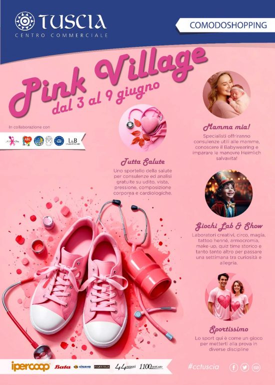 Pink Village al Centro Commerciale Tuscia